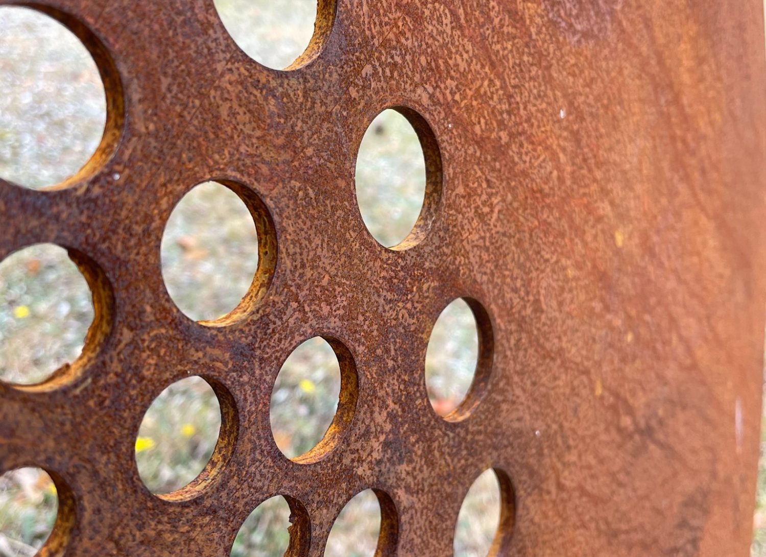 Rotor Number 1 Jonathan Price Sculptures Corten Geometric Form Garden Sculpture